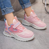 Modische Laufschuhe für Mädchen, Rosa Turnschuhe mit Herz-Design
