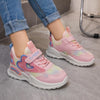 Mädchen Sportschuhe, Niedliche Rosa Laufschuhe mit Herz-Muster